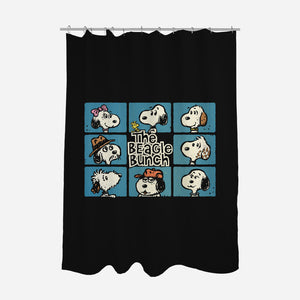 The Beagle Bunch-None-Polyester-Shower Curtain-kg07