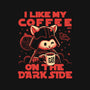 I Like My Coffee On The Dark Side-Womens-Racerback-Tank-worlddominationforcats