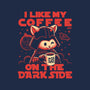 I Like My Coffee On The Dark Side-Unisex-Pullover-Sweatshirt-worlddominationforcats