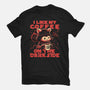 I Like My Coffee On The Dark Side-Womens-Fitted-Tee-worlddominationforcats