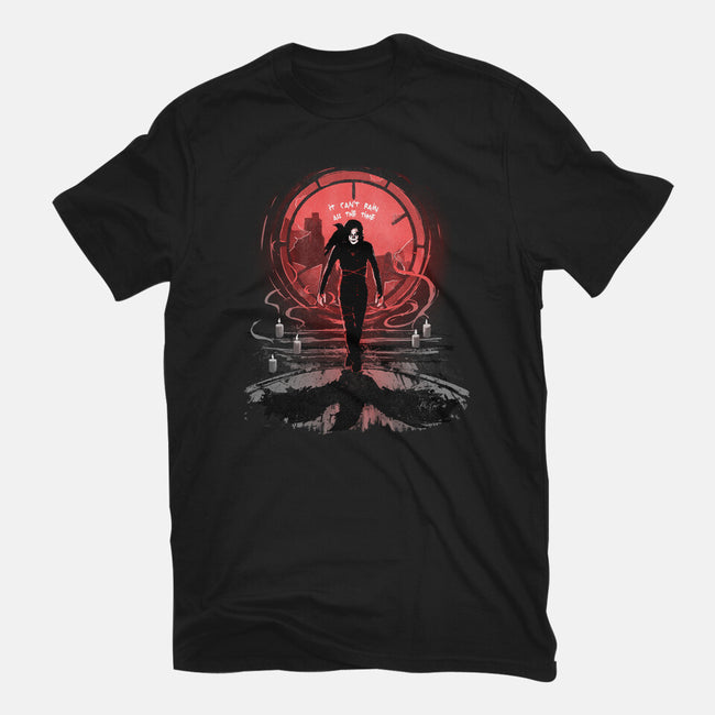 The Crow's Rain-Womens-Fitted-Tee-IKILO