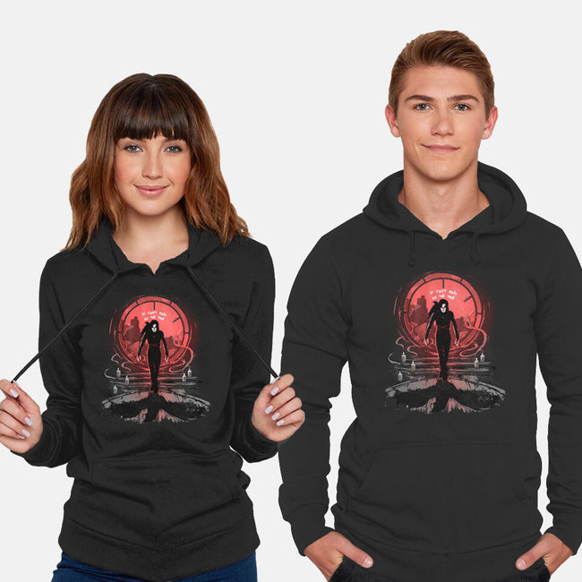 The Crow's Rain-Unisex-Pullover-Sweatshirt-IKILO