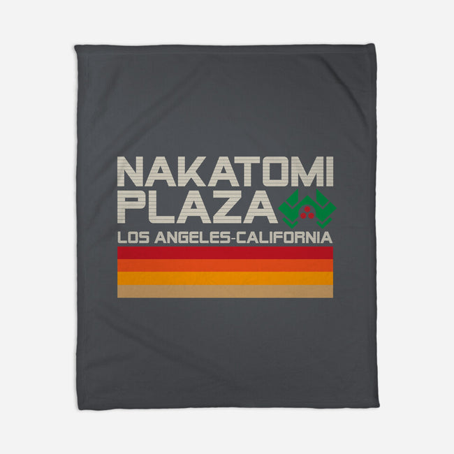 Retro Plaza-None-Fleece-Blanket-DrMonekers