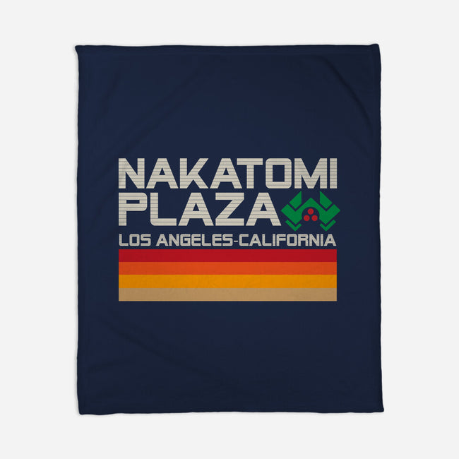 Retro Plaza-None-Fleece-Blanket-DrMonekers