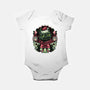 Christmas Dragon-Baby-Basic-Onesie-glitchygorilla