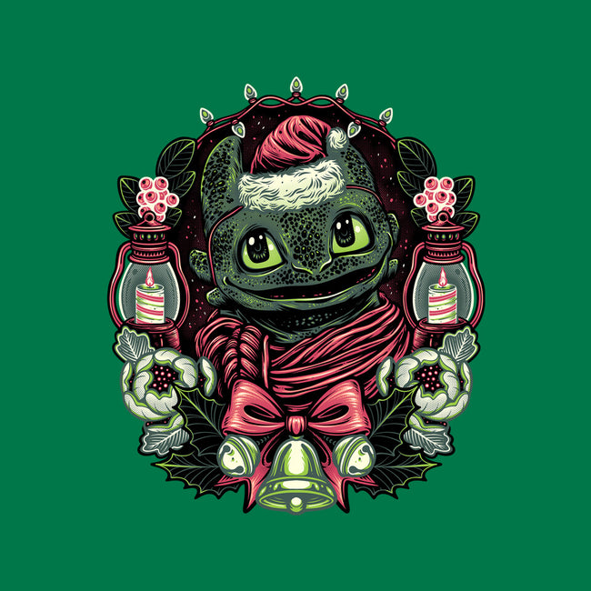 Christmas Dragon-Unisex-Crew Neck-Sweatshirt-glitchygorilla