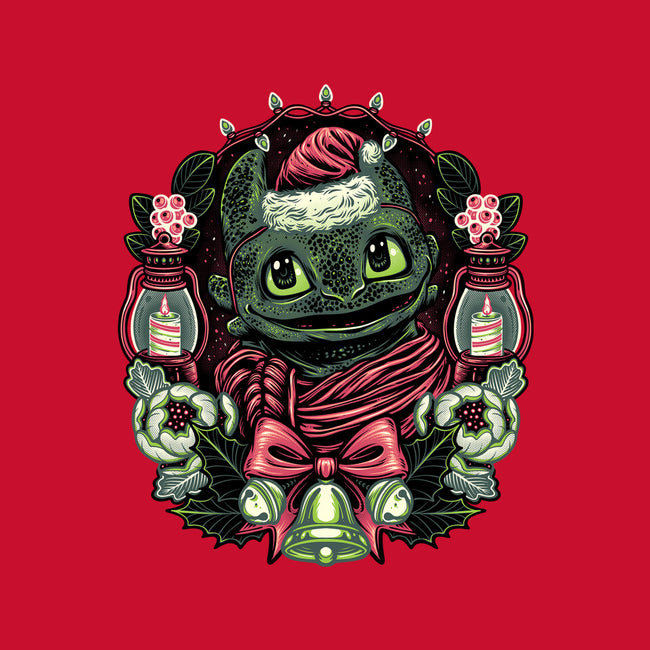 Christmas Dragon-Youth-Crew Neck-Sweatshirt-glitchygorilla