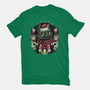 Christmas Dragon-Womens-Fitted-Tee-glitchygorilla