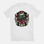Christmas Dragon-Mens-Heavyweight-Tee-glitchygorilla