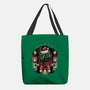 Christmas Dragon-None-Basic Tote-Bag-glitchygorilla