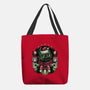 Christmas Dragon-None-Basic Tote-Bag-glitchygorilla