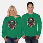 Christmas Dragon-Unisex-Crew Neck-Sweatshirt-glitchygorilla