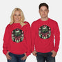 Christmas Dragon-Unisex-Crew Neck-Sweatshirt-glitchygorilla
