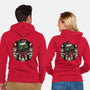 Christmas Dragon-Unisex-Zip-Up-Sweatshirt-glitchygorilla