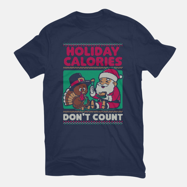 Ugly Sweater Holiday Food-Womens-Fitted-Tee-Studio Mootant