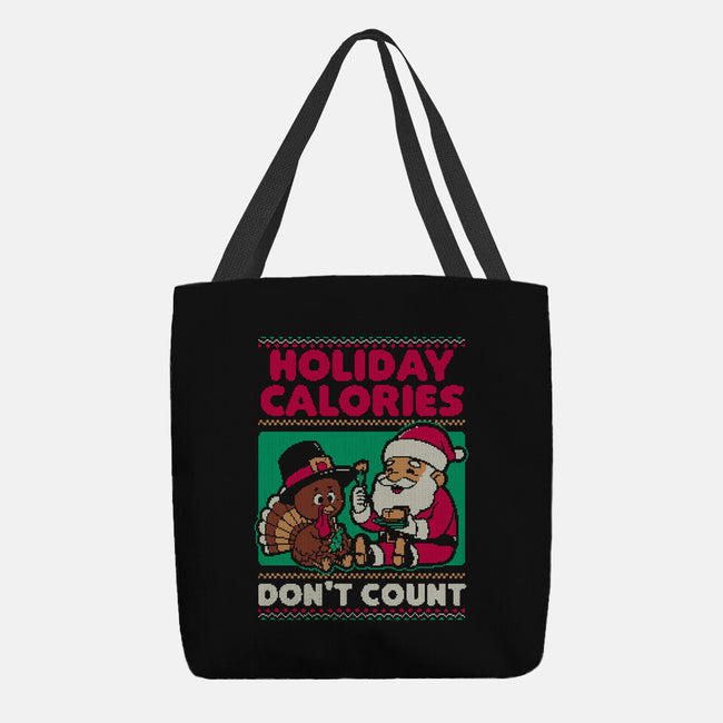 Ugly Sweater Holiday Food-None-Basic Tote-Bag-Studio Mootant