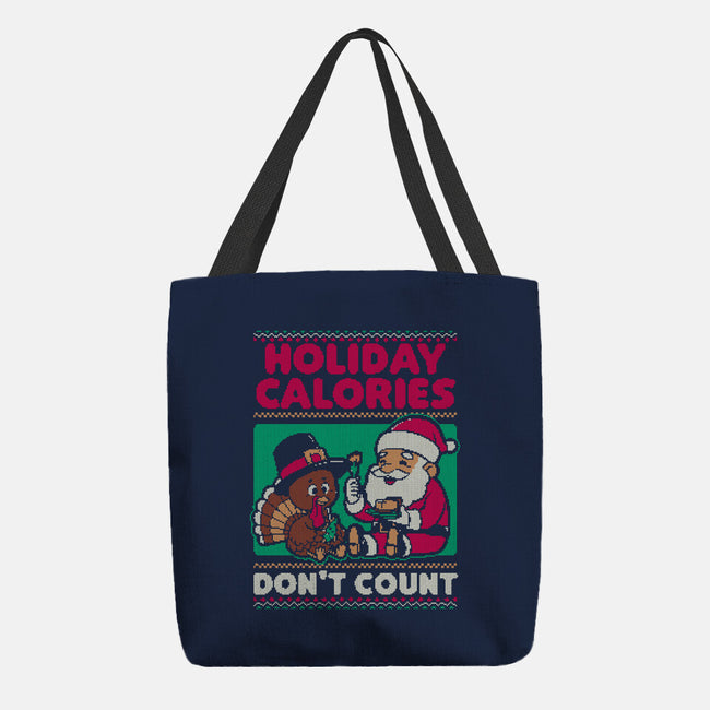 Ugly Sweater Holiday Food-None-Basic Tote-Bag-Studio Mootant