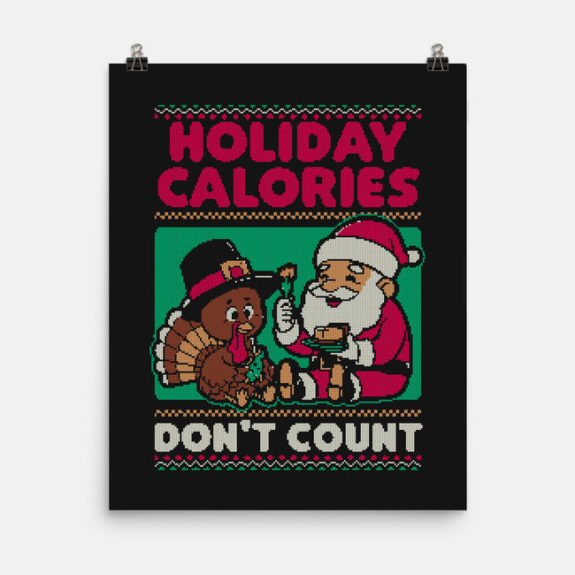 Ugly Sweater Holiday Food-None-Matte-Poster-Studio Mootant