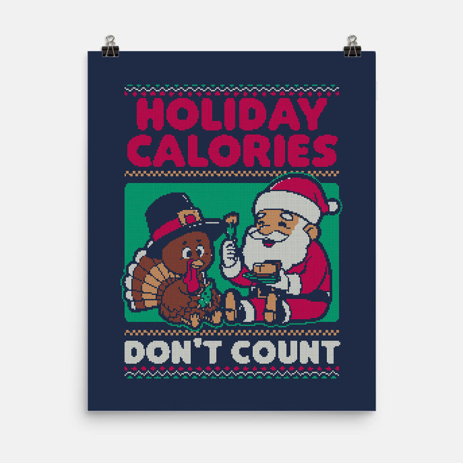 Ugly Sweater Holiday Food-None-Matte-Poster-Studio Mootant