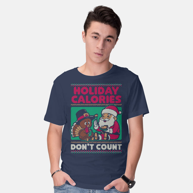 Ugly Sweater Holiday Food-Mens-Basic-Tee-Studio Mootant