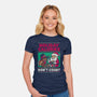 Ugly Sweater Holiday Food-Womens-Fitted-Tee-Studio Mootant