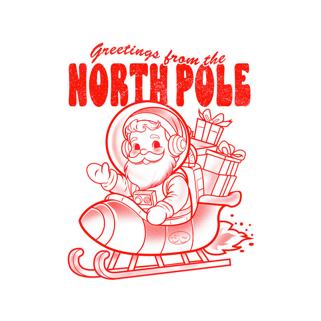 Greetings From The North Pole-Womens-Basic-Tee-palmstreet