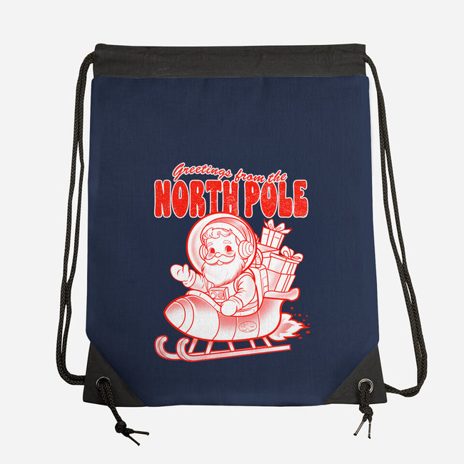 Greetings From The North Pole-None-Drawstring-Bag-palmstreet