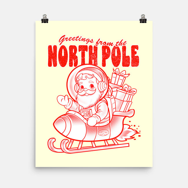 Greetings From The North Pole-None-Matte-Poster-palmstreet