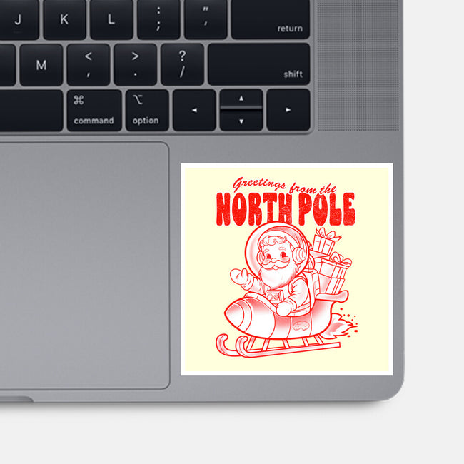 Greetings From The North Pole-None-Glossy-Sticker-palmstreet