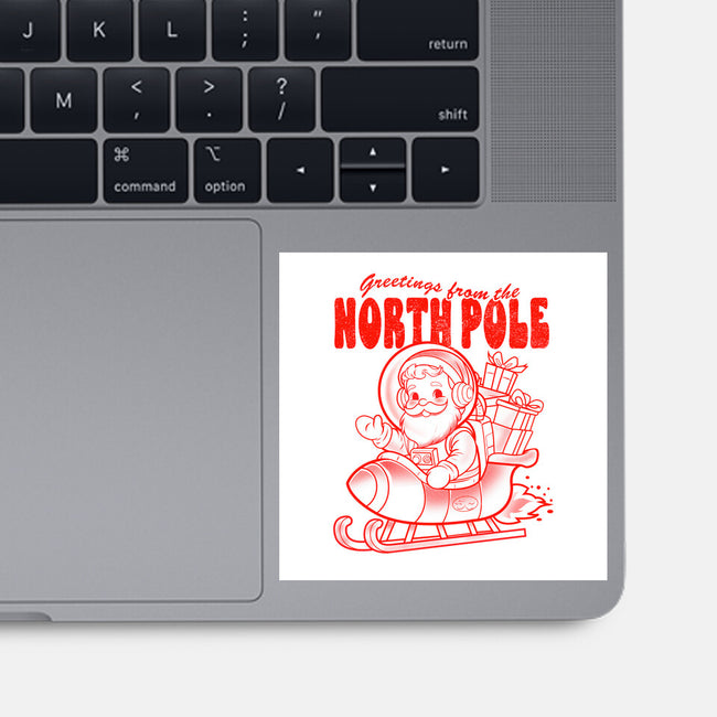 Greetings From The North Pole-None-Glossy-Sticker-palmstreet