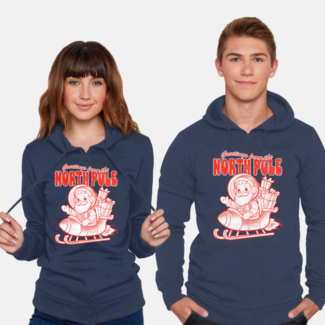 Greetings From The North Pole-Unisex-Pullover-Sweatshirt-palmstreet