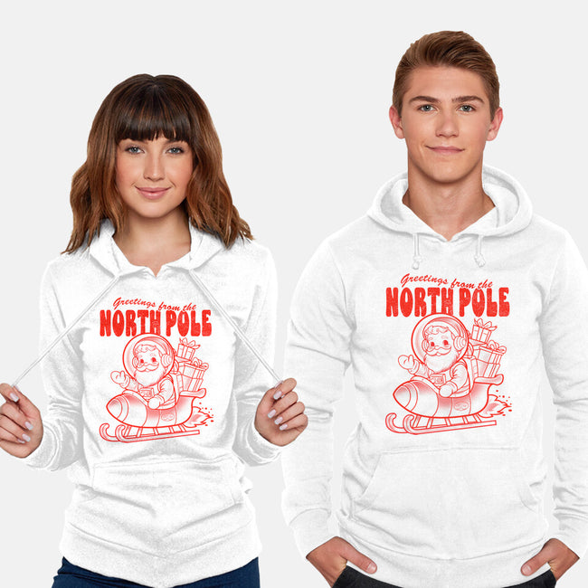Greetings From The North Pole-Unisex-Pullover-Sweatshirt-palmstreet