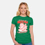 Greetings From The North Pole-Womens-Fitted-Tee-palmstreet