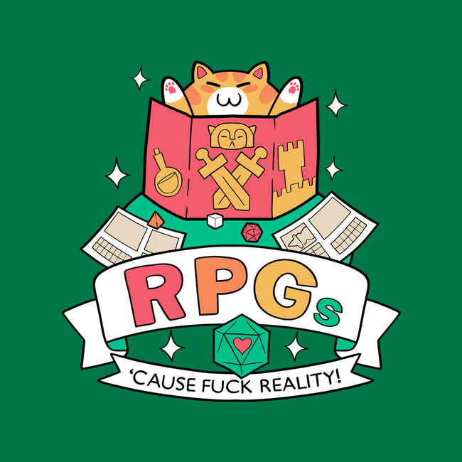 RPGs Cause Eff Reality-Unisex-Crew Neck-Sweatshirt-queenmob