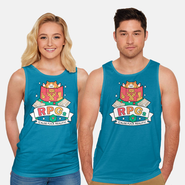 RPGs Cause Eff Reality-Unisex-Basic-Tank-queenmob