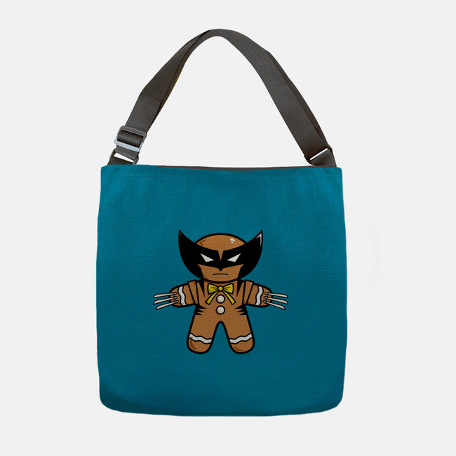 Gingerbread Wolvy-None-Adjustable Tote-Bag-krisren28