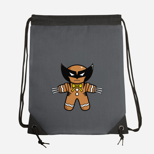 Gingerbread Wolvy-None-Drawstring-Bag-krisren28