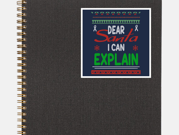 Dear Santa I Can Explain