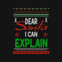 Dear Santa I Can Explain-Unisex-Crew Neck-Sweatshirt-fanfabio