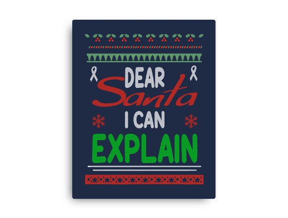 Dear Santa I Can Explain