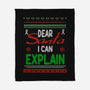 Dear Santa I Can Explain-None-Fleece-Blanket-fanfabio