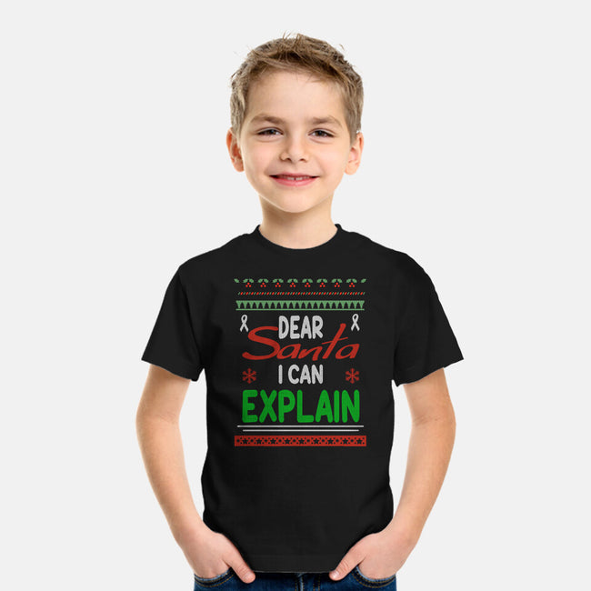 Dear Santa I Can Explain-Youth-Basic-Tee-fanfabio