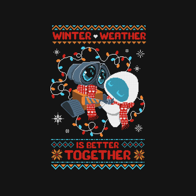 Winter Weather Is Better Together-Unisex-Pullover-Sweatshirt-ricolaa