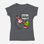 Not Your Gift-Womens-V-Neck-Tee-Raffiti