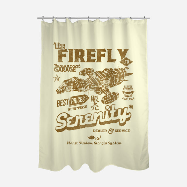 Firefly Garage-None-Polyester-Shower Curtain-Arinesart