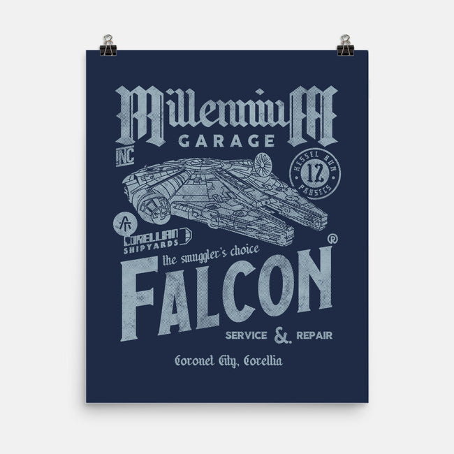 Millennium Garage-None-Matte-Poster-Arinesart