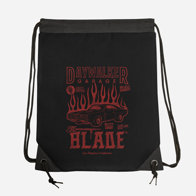 Daywalker Garage-None-Drawstring-Bag-Arinesart