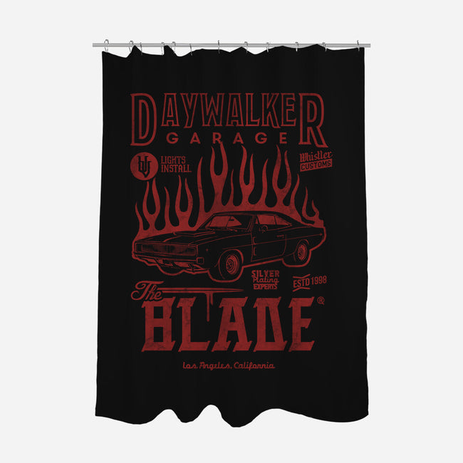 Daywalker Garage-None-Polyester-Shower Curtain-Arinesart