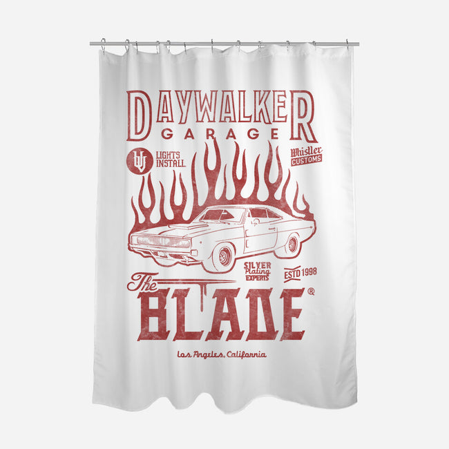 Daywalker Garage-None-Polyester-Shower Curtain-Arinesart