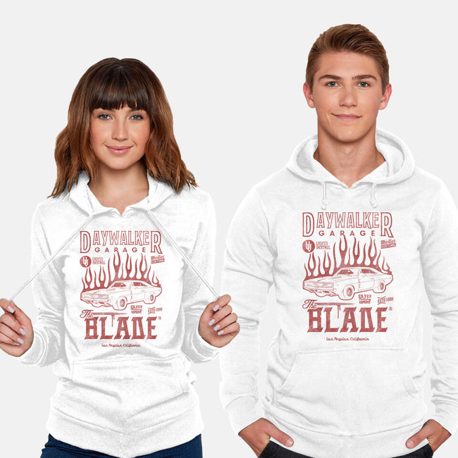 Daywalker Garage-Unisex-Pullover-Sweatshirt-Arinesart